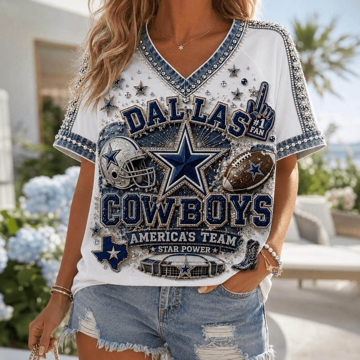 Premium DLCB V-neck Shirt NTNA