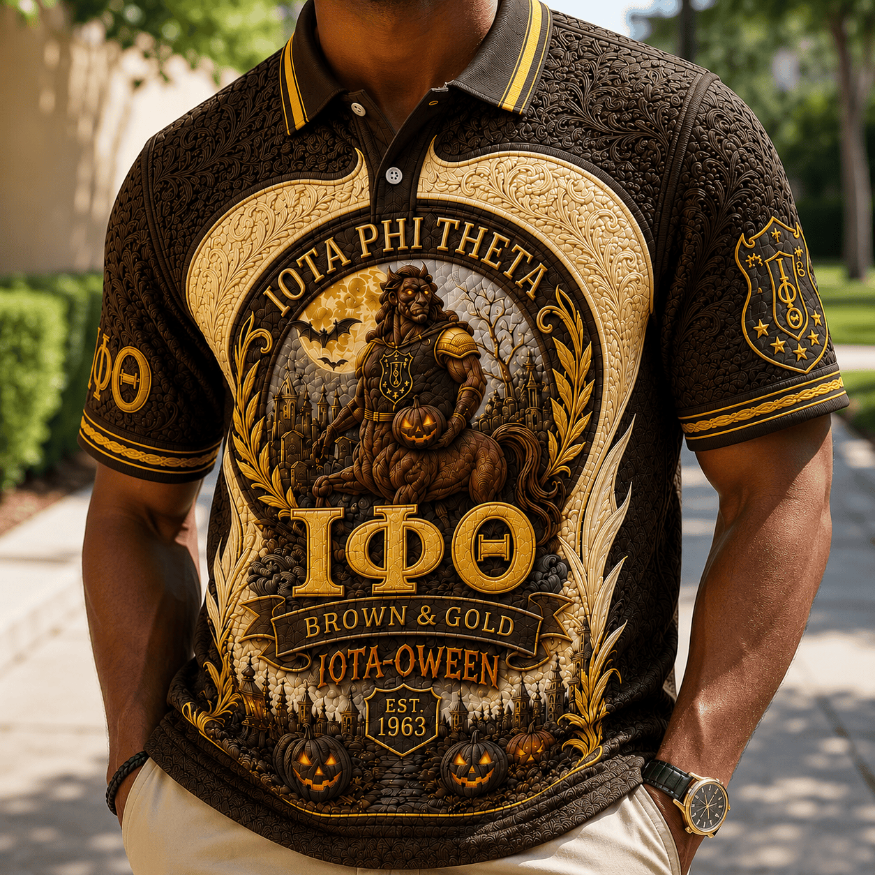 PREMIUM IPT EMBOSS POLO SHIRT NTNA