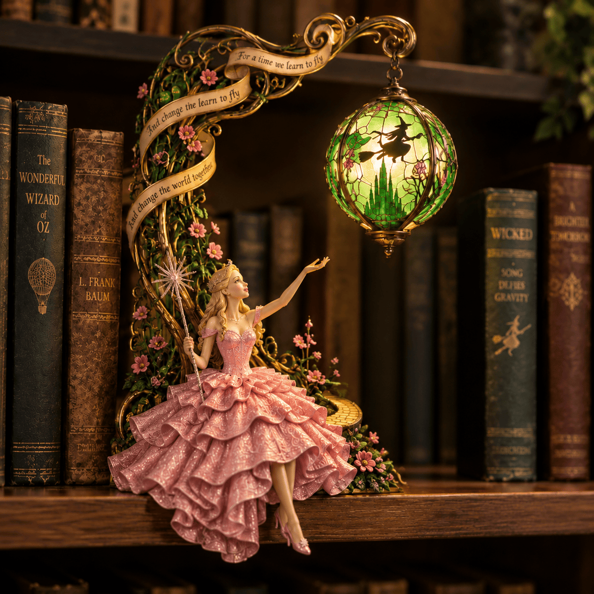 Premium WCKD Bookshelf Figurines Lamp NTNA