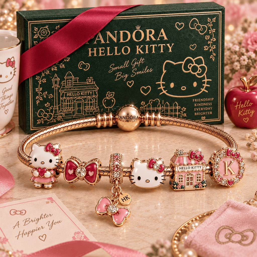 HLKT Gold Charm Bracelet Set PNPA