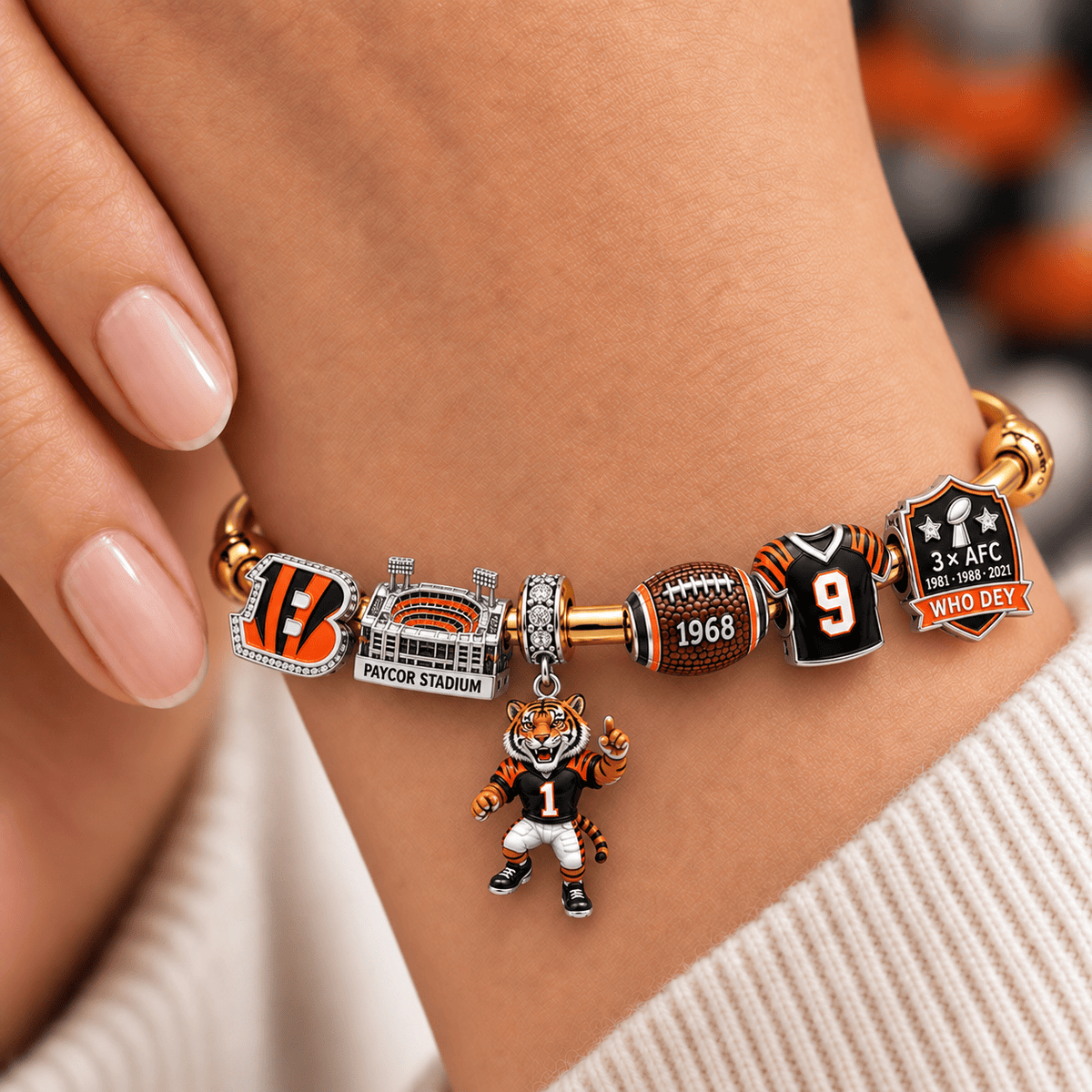 CCBG Silver Charm Bracelet Set NTVA