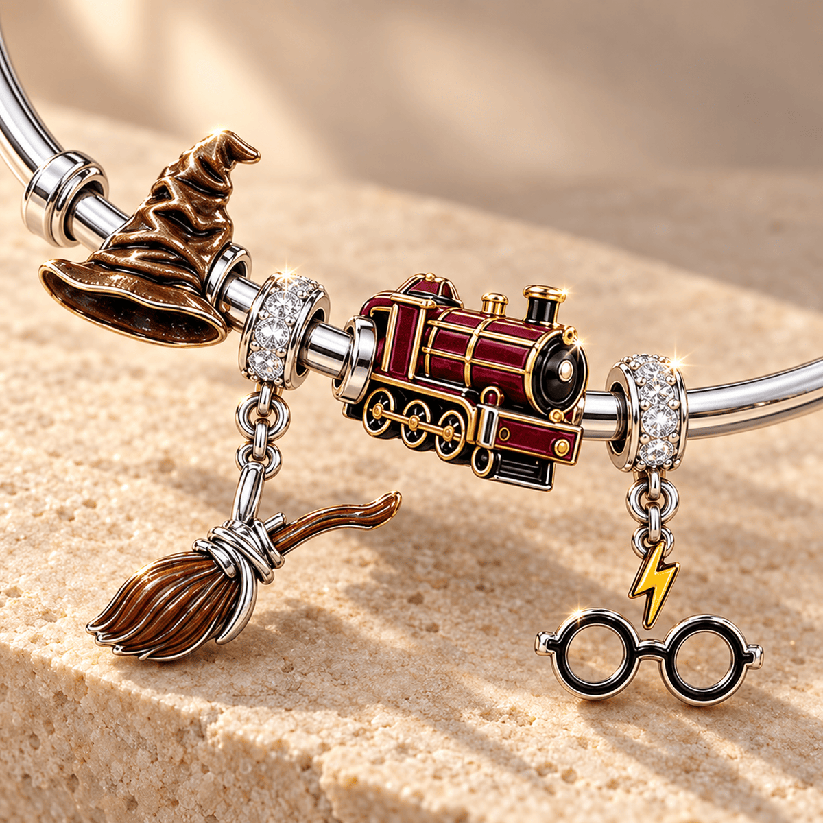 HRP Sliver Charm Bracelet Set TMH