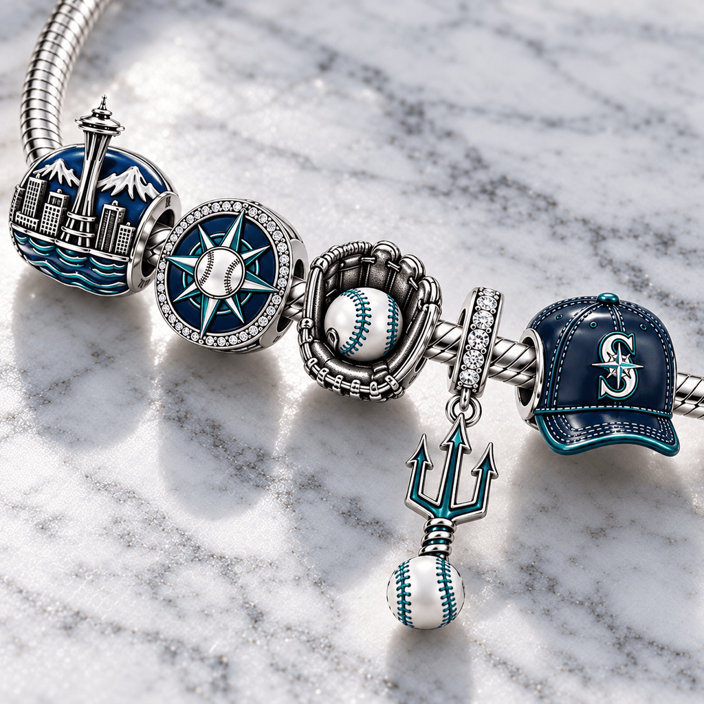 STMR Silver Charm Bracelet Set PTT